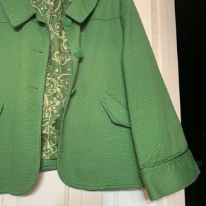 Nice green lined jacket